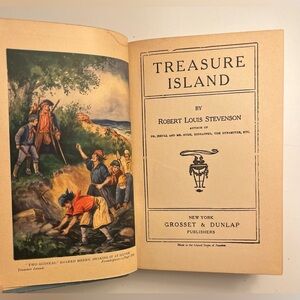 Vintage Treasure Island Hardcover by Grosset & Dunlap - great condition